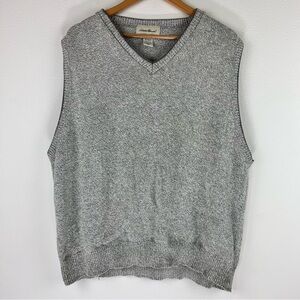 Eddie Bauer Men’s Y2K Farmhouse Outdoor Academia Gorpcore Knit Vest Size XL